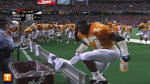 Rocky Top Player Waving His Towel GIF