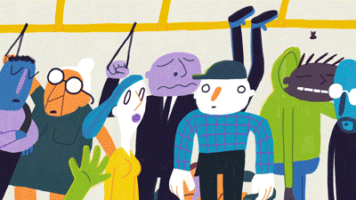 Rocky Train Transportation GIF