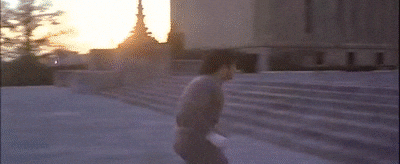 Rocky Training Stair Climbing Work Out GIF