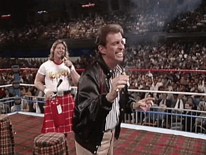 Roddy Piper Fire Extinguisher Attack GIF