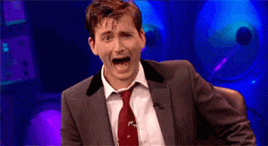 Rofl David Tennant GIF