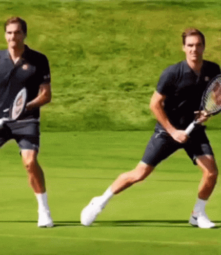 Roger Federer Backhand GIF