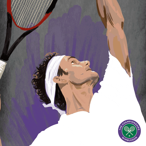 Roger Federer Illustration GIF