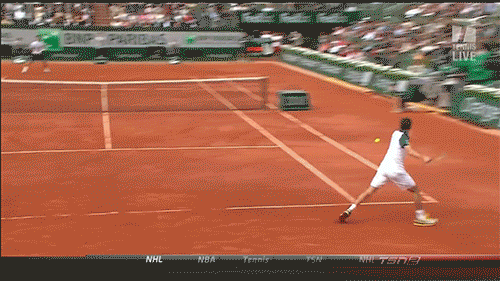 Roger Federer Losing A Point GIF