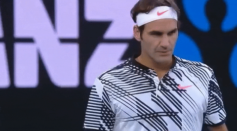 Roger Federer Opening His Hand GIF