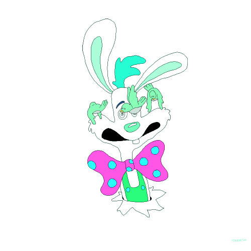 Roger Rabbit Clown Face GIF
