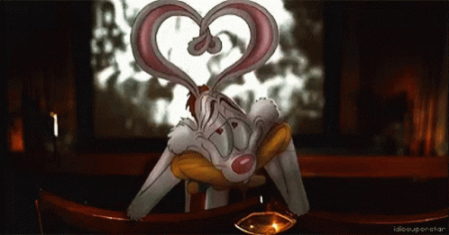 Roger Rabbit Giddy In Love GIF
