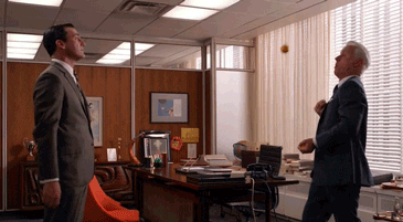 Roger Sterling Juggling Balls Mad Men GIF