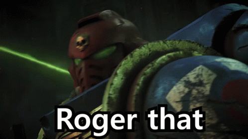 Roger That War Hammer GIF