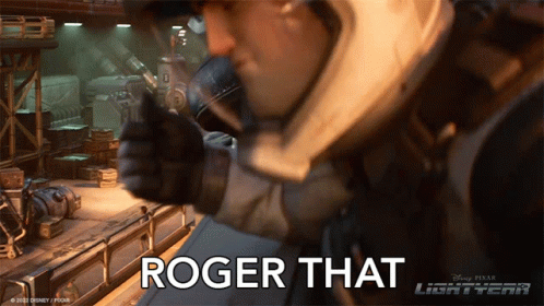 Buzz Lightyear Roger That GIF