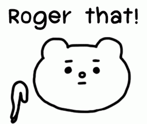 Illustration Bear Winking Roger That Salute GIF