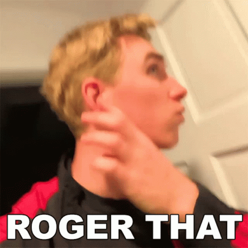 Influencer Roger That In Airpods GIF