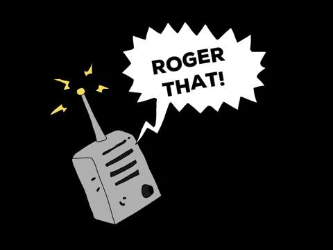 Roger That Radio Machine GIF