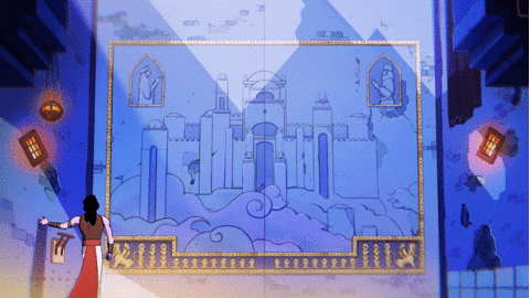 Rogue Ancient Door Opening GIF