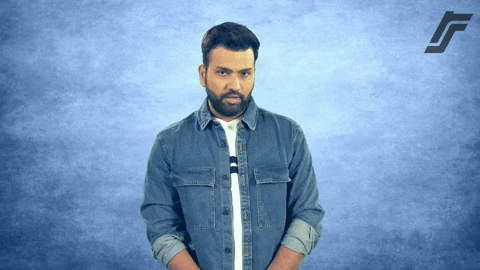 Rohit Sharma Brush Off Shoulder GIF
