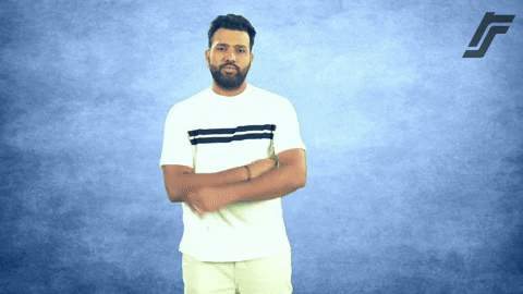 Rohit Sharma Dance Wave GIF