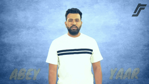 Rohit Sharma Fist Punch Frustrated GIF