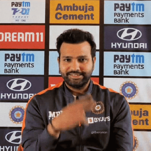 Rohit Sharma Peace Out GIF
