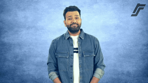 Rohit Sharma Wink Emoji GIF