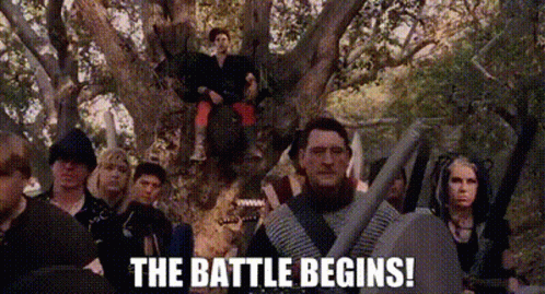 Role Rudd The Battle Begins GIF