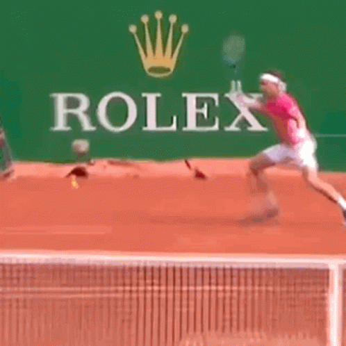 Rolex Logo Tennis Court Casper Ruud GIF