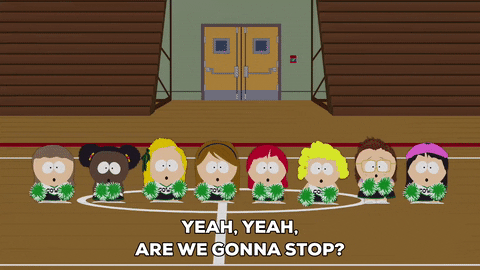 Roll Call Cheering Squad GIF