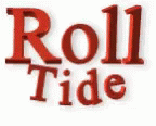 Roll Tide Dancing Lettering GIF
