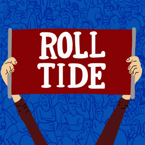 Roll Tide Black Lives Banner GIF