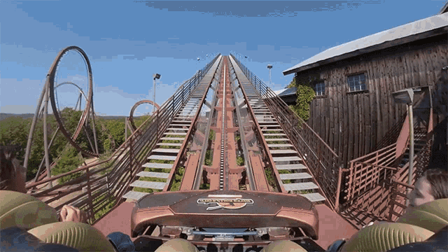 Roller Coaster Moving Up Slow GIF
