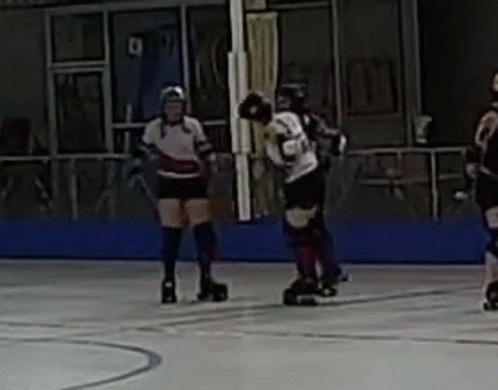 Roller Derby Players Playing Game GIF