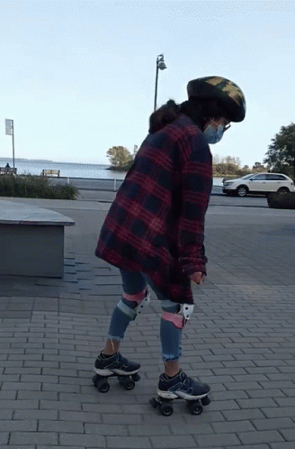 Roller Skating 328 X 498 Gif GIF