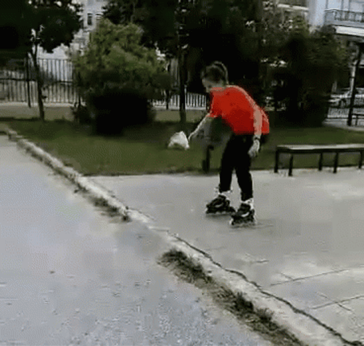 Roller Skating 368 X 350 Gif GIF