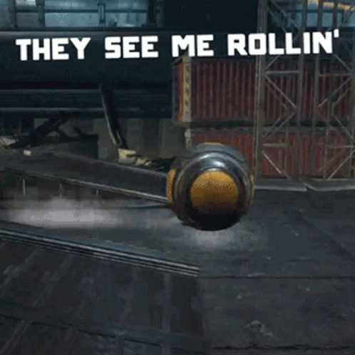 Rolling Ball Animation They See Me Rollin GIF
