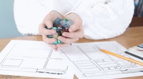 Rolling Dice Ginny Di Running Away GIF