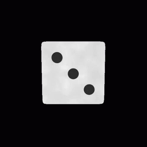 Rolling Dice Randomly Spinning GIF