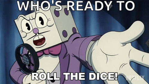 Rolling Dice Who's Ready Animation GIF