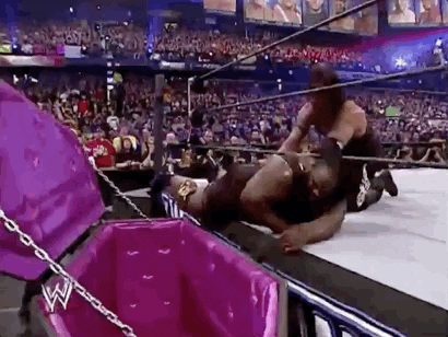 Rolling Inside Coffin The Undertaker Wrestlemania GIF
