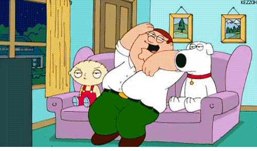 Rolling On The Floor Laughing Family Guy GIF