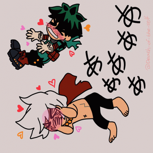Rolling On The Floor Laughing My Hero Academia GIF