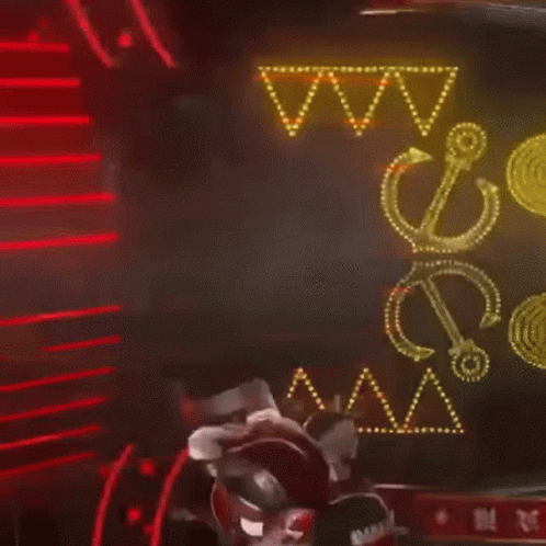 Rolling On The Floor Laughing Neon Lights GIF