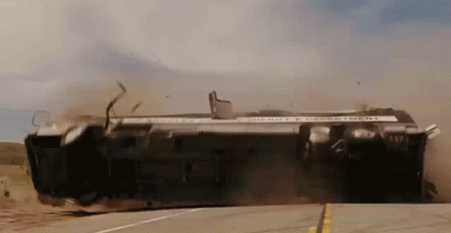 Rolling Over Struggle Bus GIF