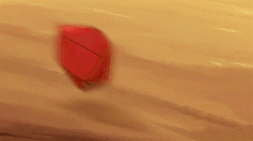 Rolling Red Polygon Dice GIF