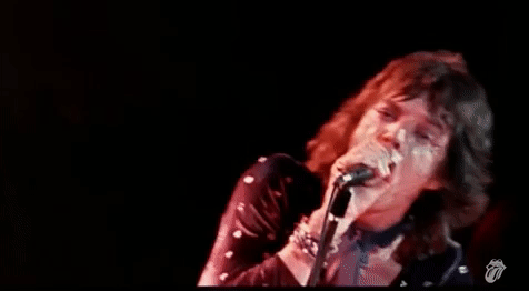 Rolling Stones Energized Mick Jagger GIF