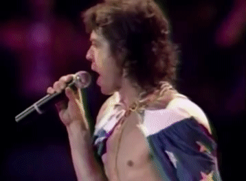 Rolling Stones Mick Jagger Bare Chested GIF