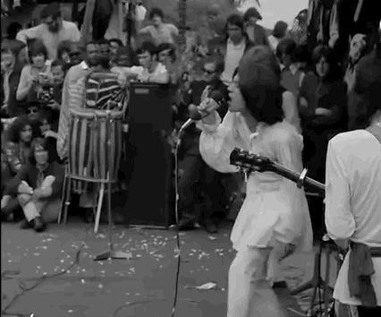 Rolling Stones Mick Jagger Hippie 70s Show GIF
