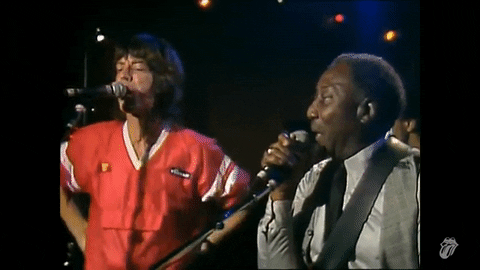 Rolling Stones Muddy Waters Jamming GIF