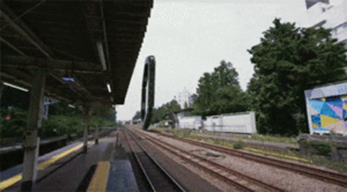 Rolling Train Transportation GIF