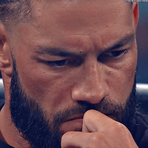 Roman Reigns Angry Face GIF