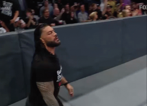 Roman Reigns Happy Smile GIF
