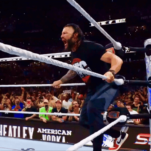 Roman Reigns Head Of The Table T-Shirt GIF